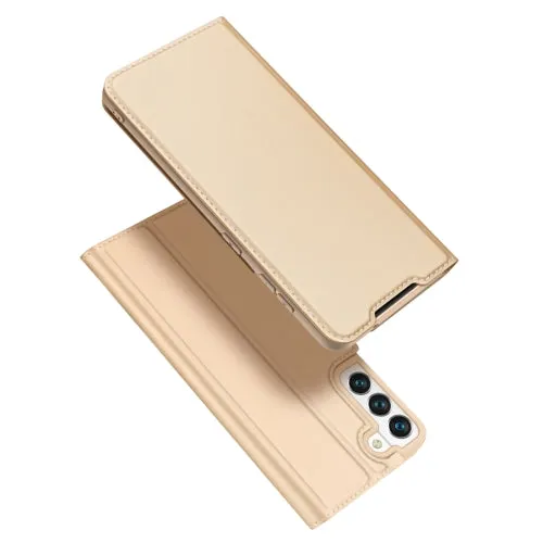 For Samsung Galaxy S22 5G DUX DUCIS Skin Pro Series Horizontal Flip Leather Phone Case with Holder