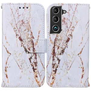 For Samsung Galaxy S22 5G Horizontal Flip Phone Leather Case with Holder  Card Slots
