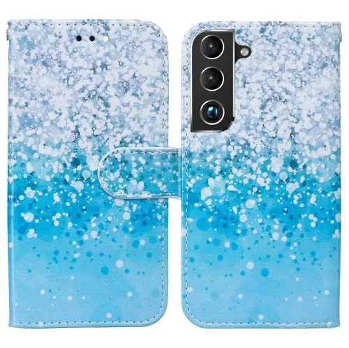 For Samsung Galaxy S22 5G Horizontal Flip Phone Leather Case with Holder  Card Slots