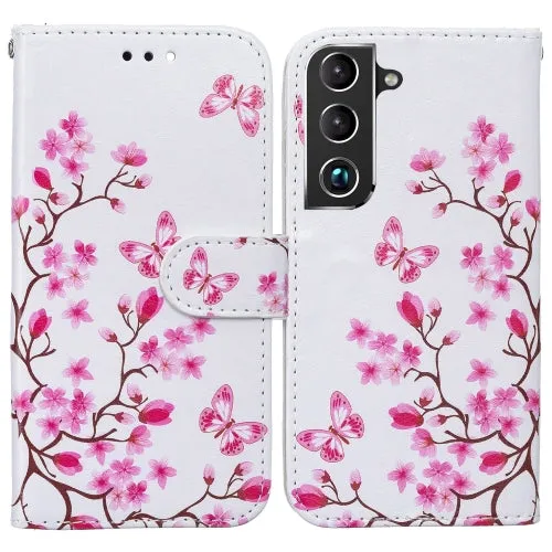 For Samsung Galaxy S22 5G Horizontal Flip Phone Leather Case with Holder  Card Slots