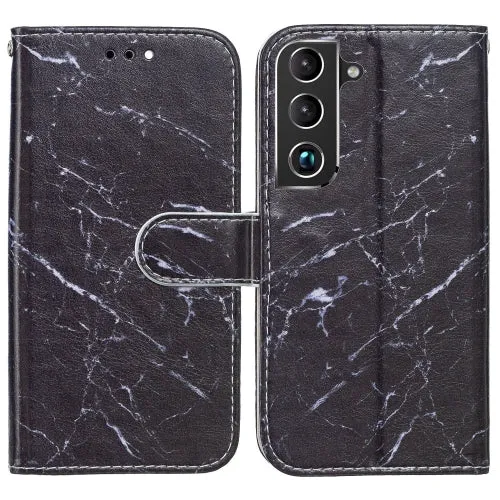 For Samsung Galaxy S22 5G Horizontal Flip Phone Leather Case with Holder  Card Slots