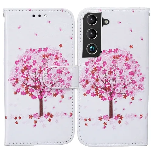 For Samsung Galaxy S22 5G Horizontal Flip Phone Leather Case with Holder  Card Slots