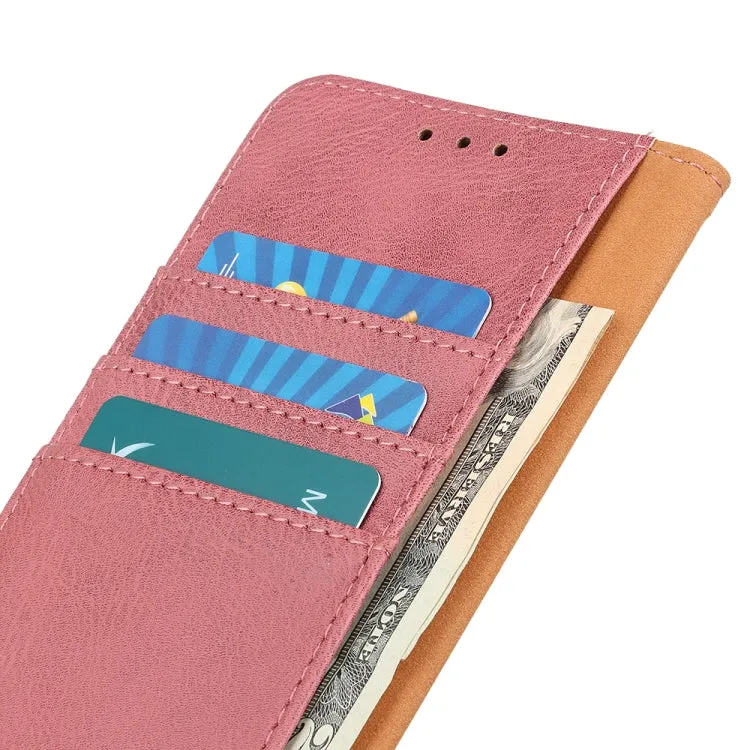 For Samsung Galaxy S22 5G KHAZNEH Cowhide Texture Horizontal Flip Leather Case with Holder