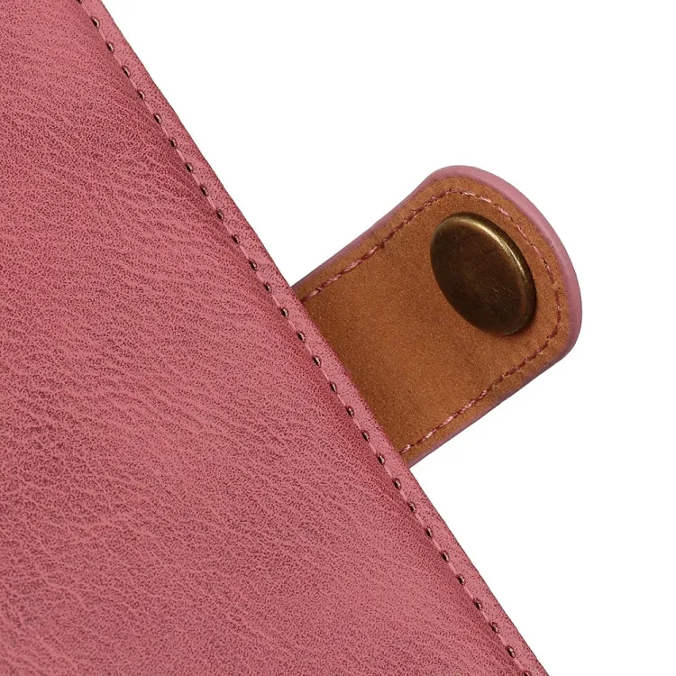 For Samsung Galaxy S22 5G KHAZNEH Cowhide Texture Horizontal Flip Leather Case with Holder