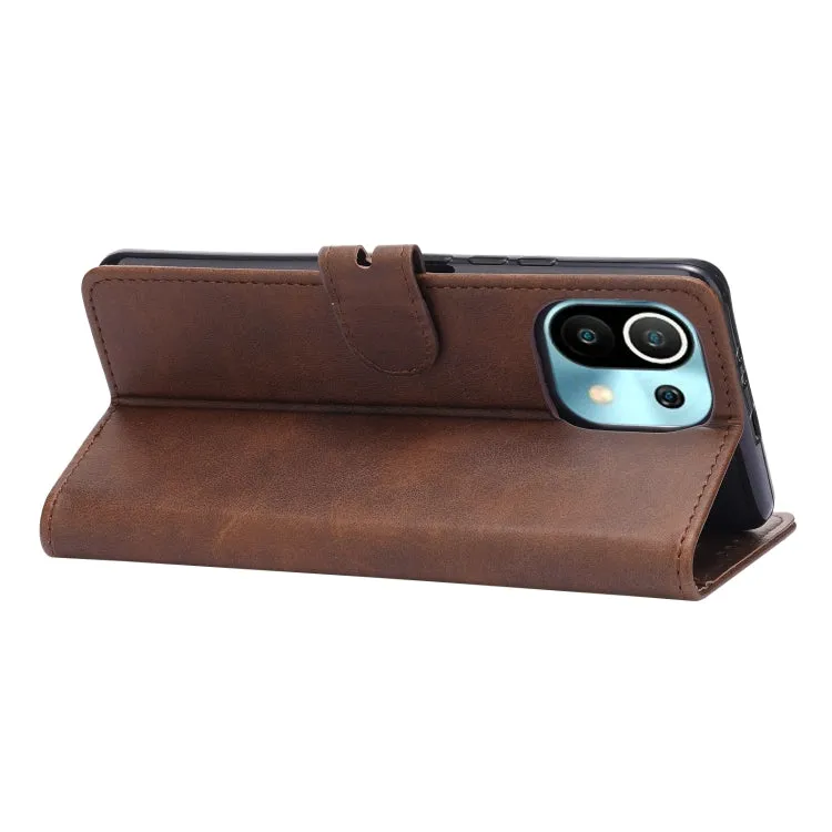 For Xiaomi Mi 11 Embossed Happy Cat Pattern Horizontal Flip Leather Case with Holder  Card