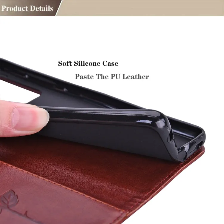 For Xiaomi Mi 11 Rose Embossed Horizontal Flip PU Leather Case with Holder  Card Slots