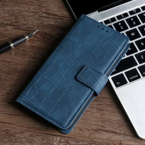 For Xiaomi Mi 11 Skin Feel Crocodile Texture Magnetic Clasp Horizontal Flip PU Leather Case with