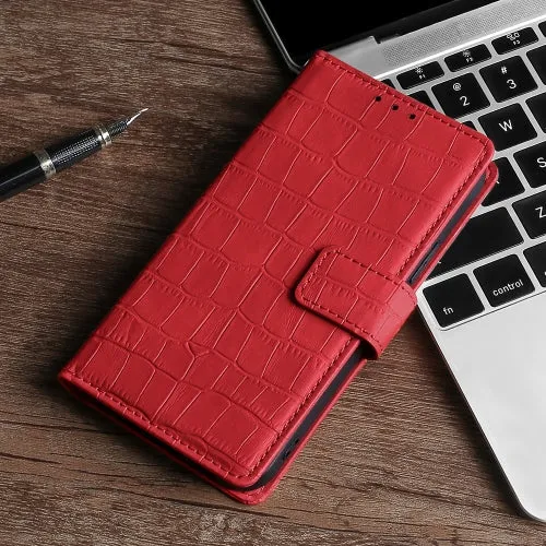 For Xiaomi Mi 11 Skin Feel Crocodile Texture Magnetic Clasp Horizontal Flip PU Leather Case with