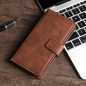 For Xiaomi Mi 11 Skin Feel Crocodile Texture Magnetic Clasp Horizontal Flip PU Leather Case with
