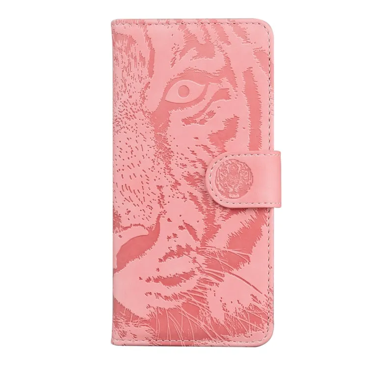 For Xiaomi Mi 11 Tiger Embossing Pattern Horizontal Flip Leather Case with Holder  Card Slots