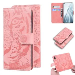 For Xiaomi Mi 11 Tiger Embossing Pattern Horizontal Flip Leather Case with Holder  Card Slots