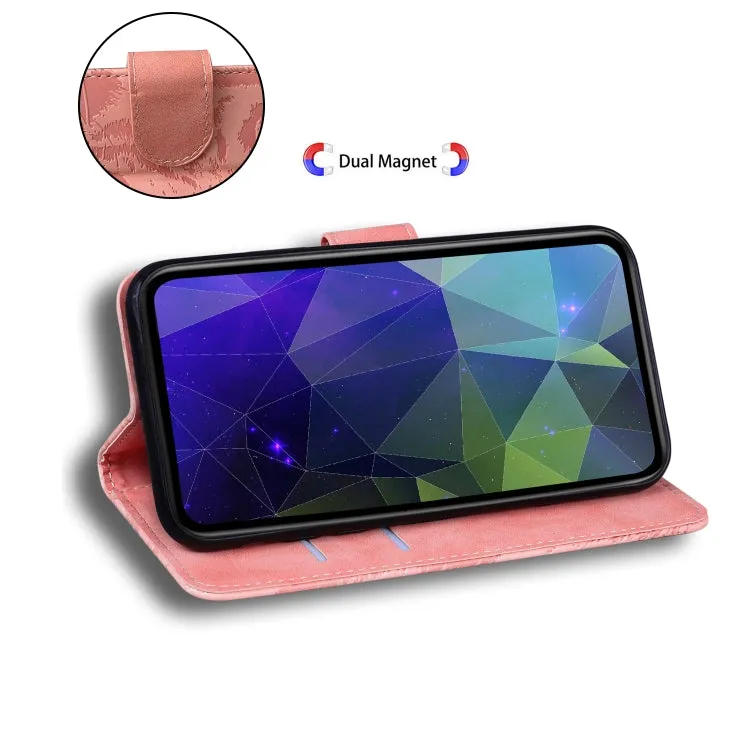 For Xiaomi Mi 11 Tiger Embossing Pattern Horizontal Flip Leather Case with Holder  Card Slots