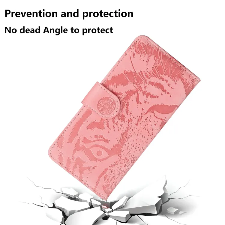 For Xiaomi Mi 11 Tiger Embossing Pattern Horizontal Flip Leather Case with Holder  Card Slots