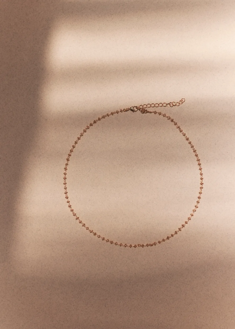 Gold Plated Bead Necklace