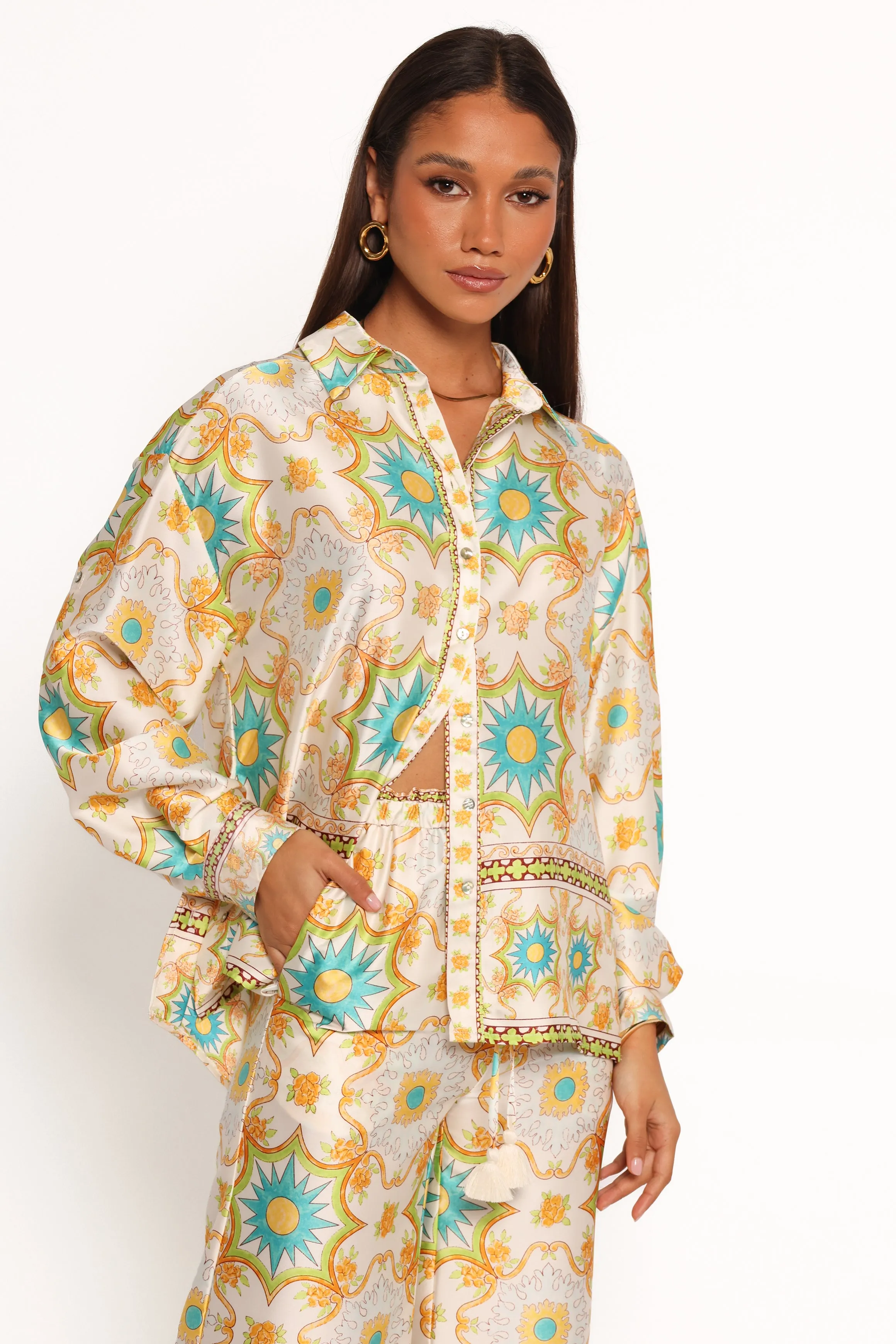Gretel Shirt - White Multi
