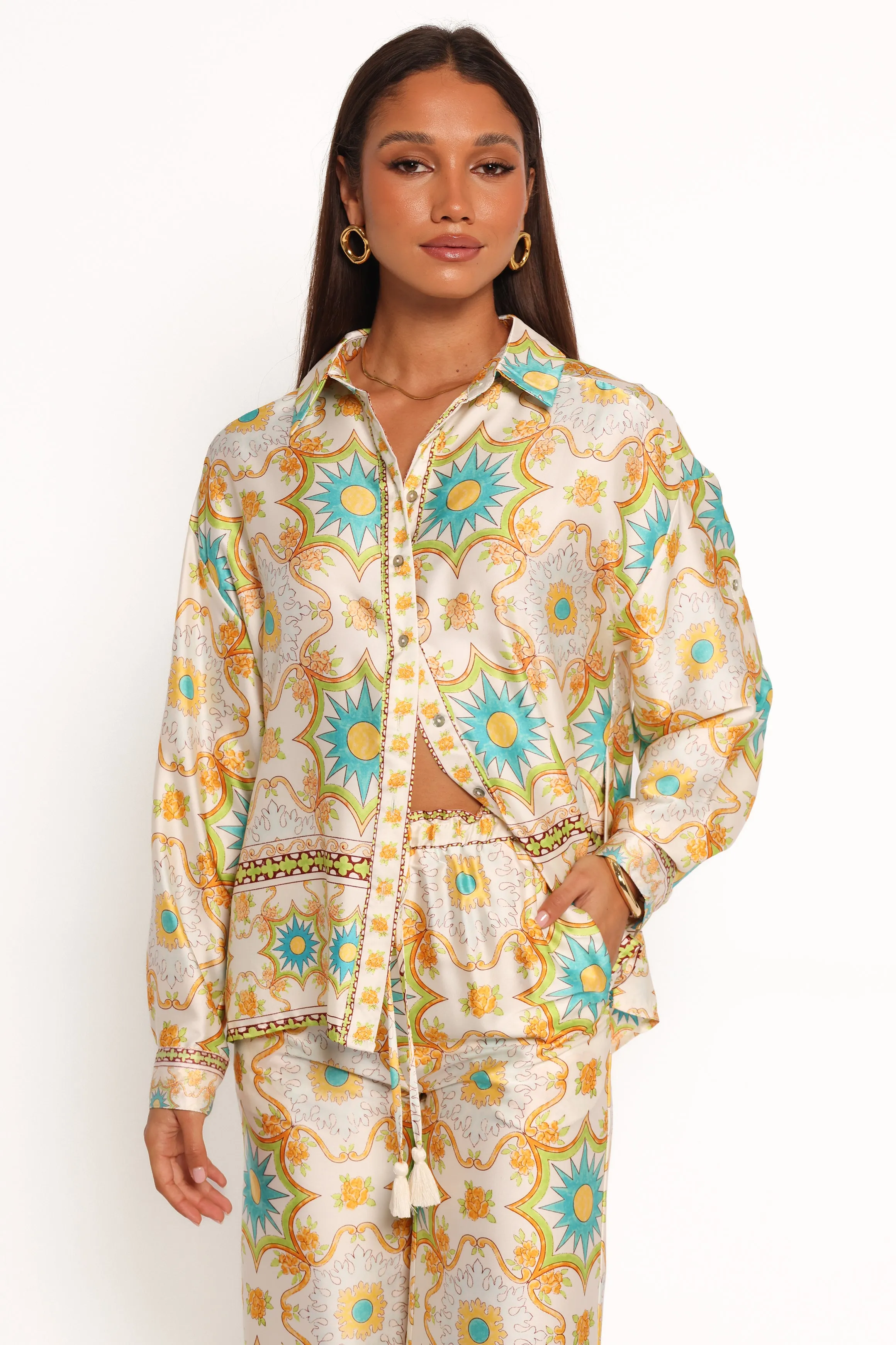 Gretel Shirt - White Multi