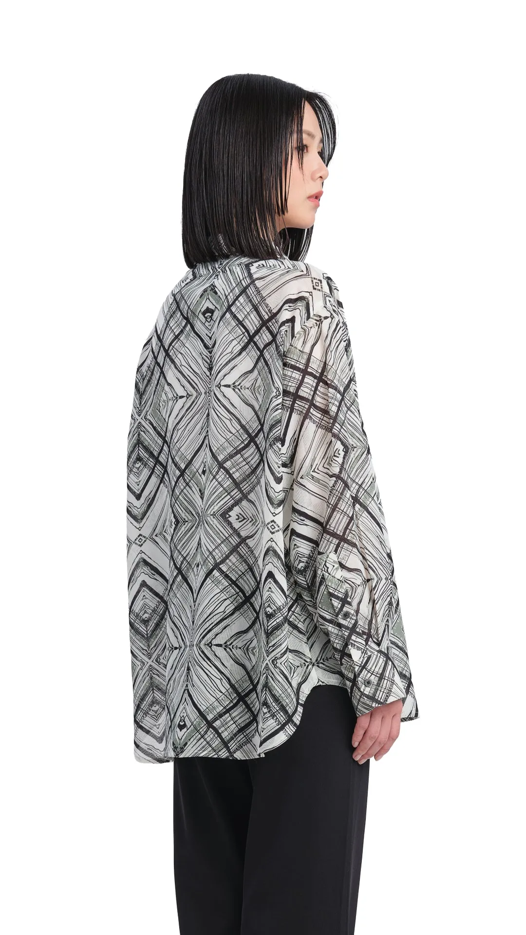 Handcrafted Checker Printed Shirt