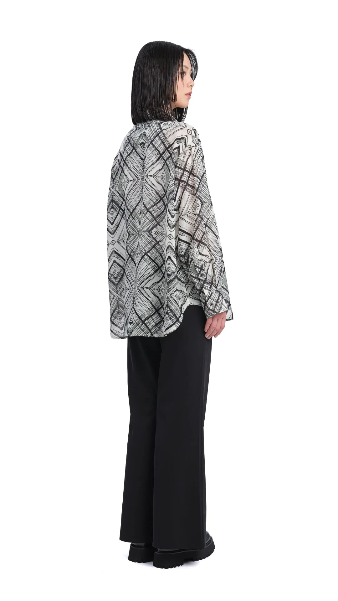 Handcrafted Checker Printed Shirt