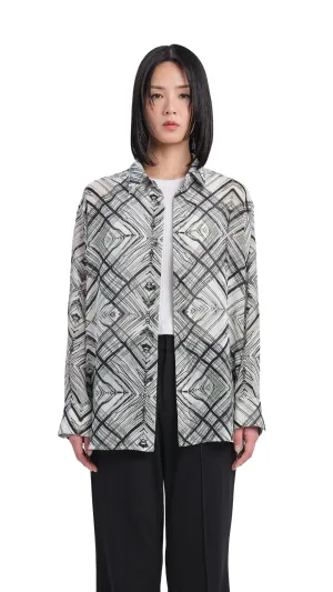 Handcrafted Checker Printed Shirt