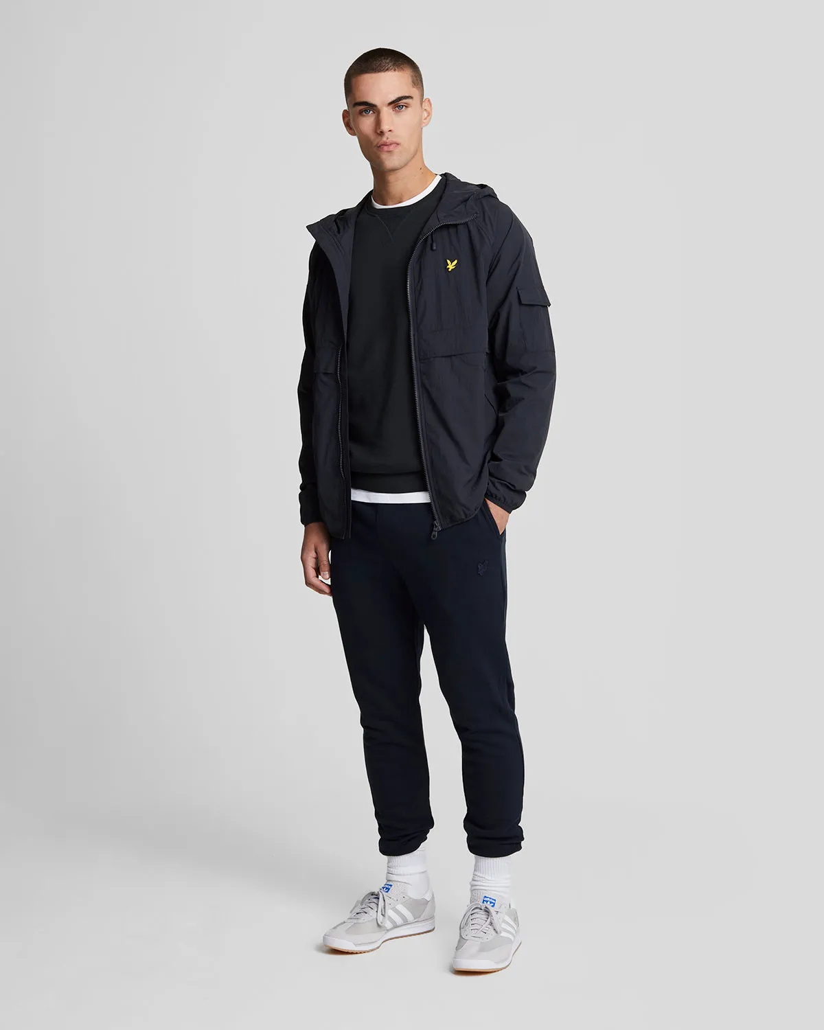 Hooded Windbreaker Jacket