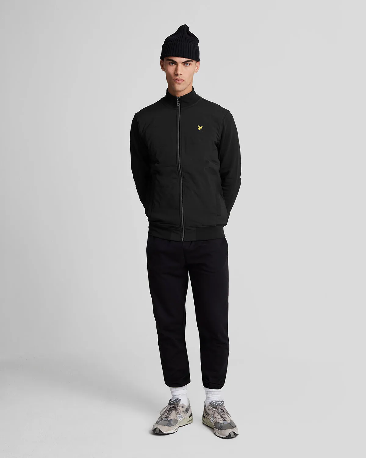 Hybrid Baffled Track Jacket