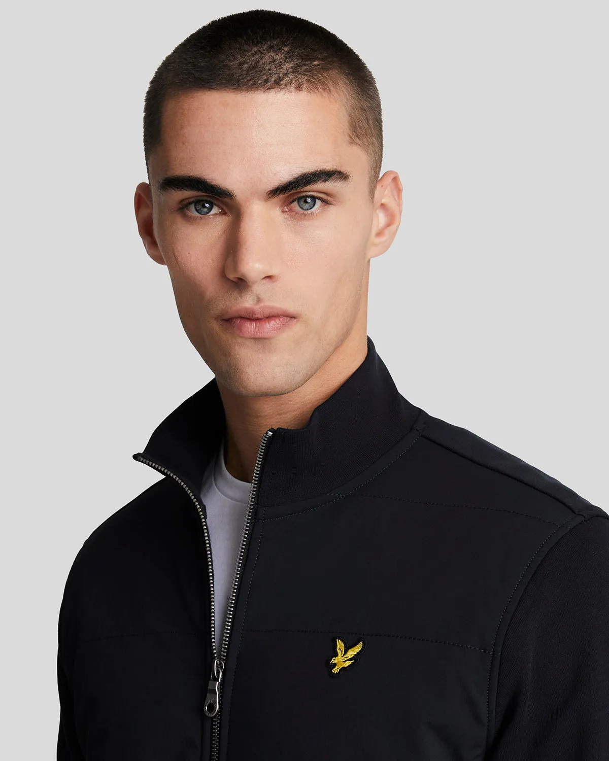 Hybrid Baffled Track Jacket