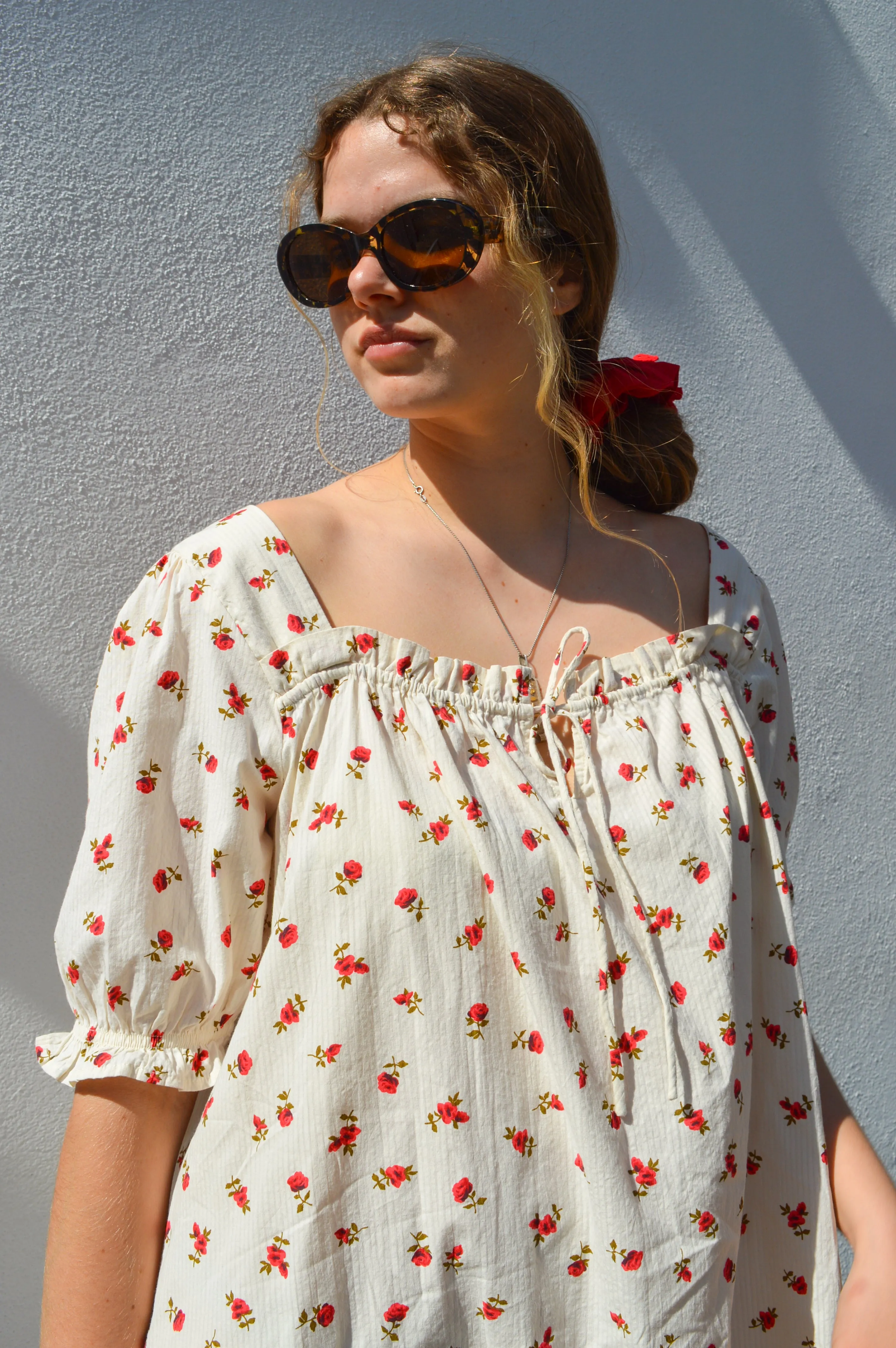 ICHI Rosey Birch Mini Dress