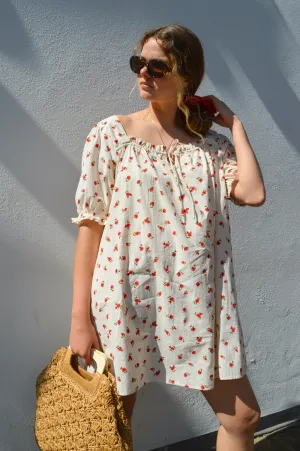 ICHI Rosey Birch Mini Dress