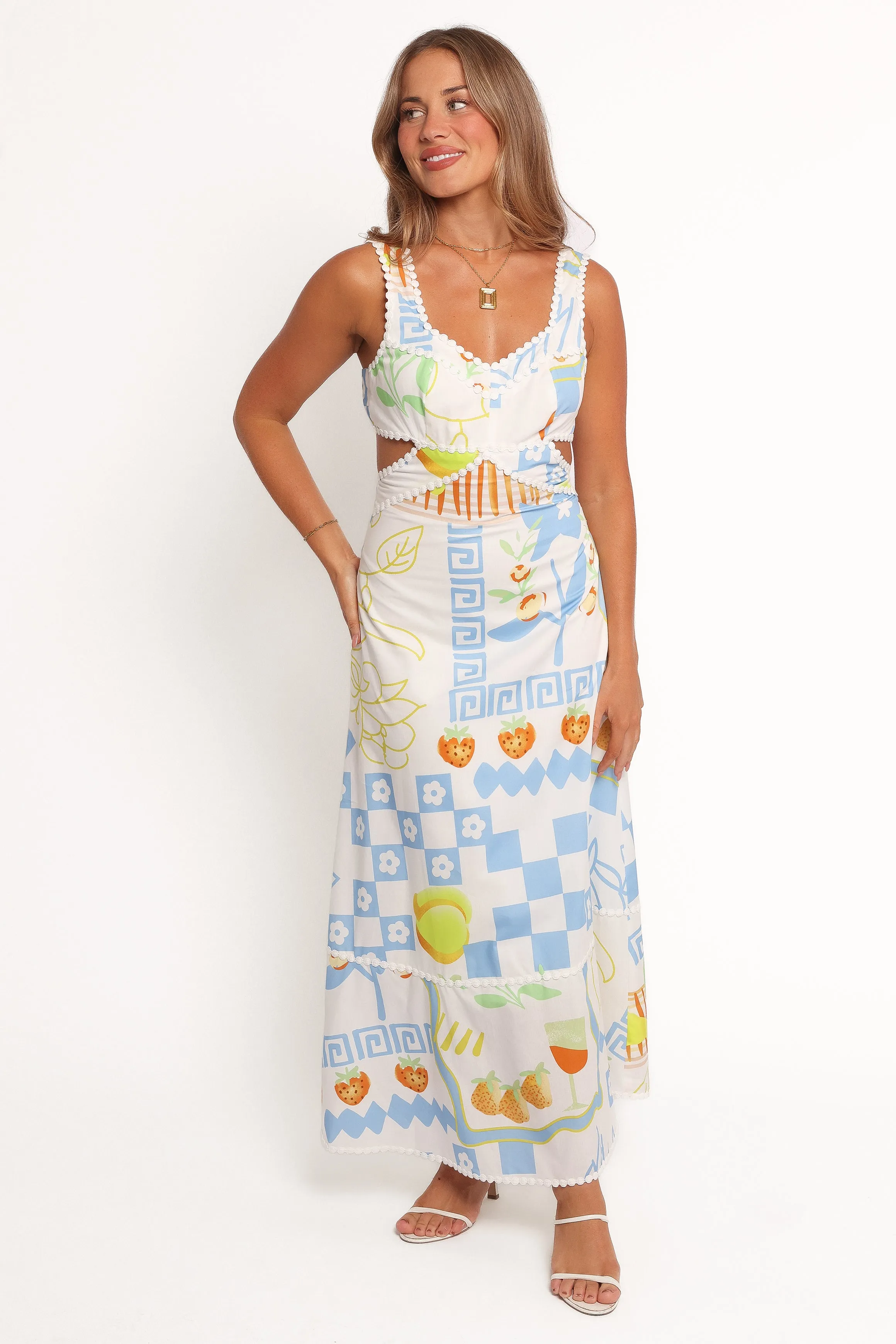 Janina Maxi Dress - Multi Print