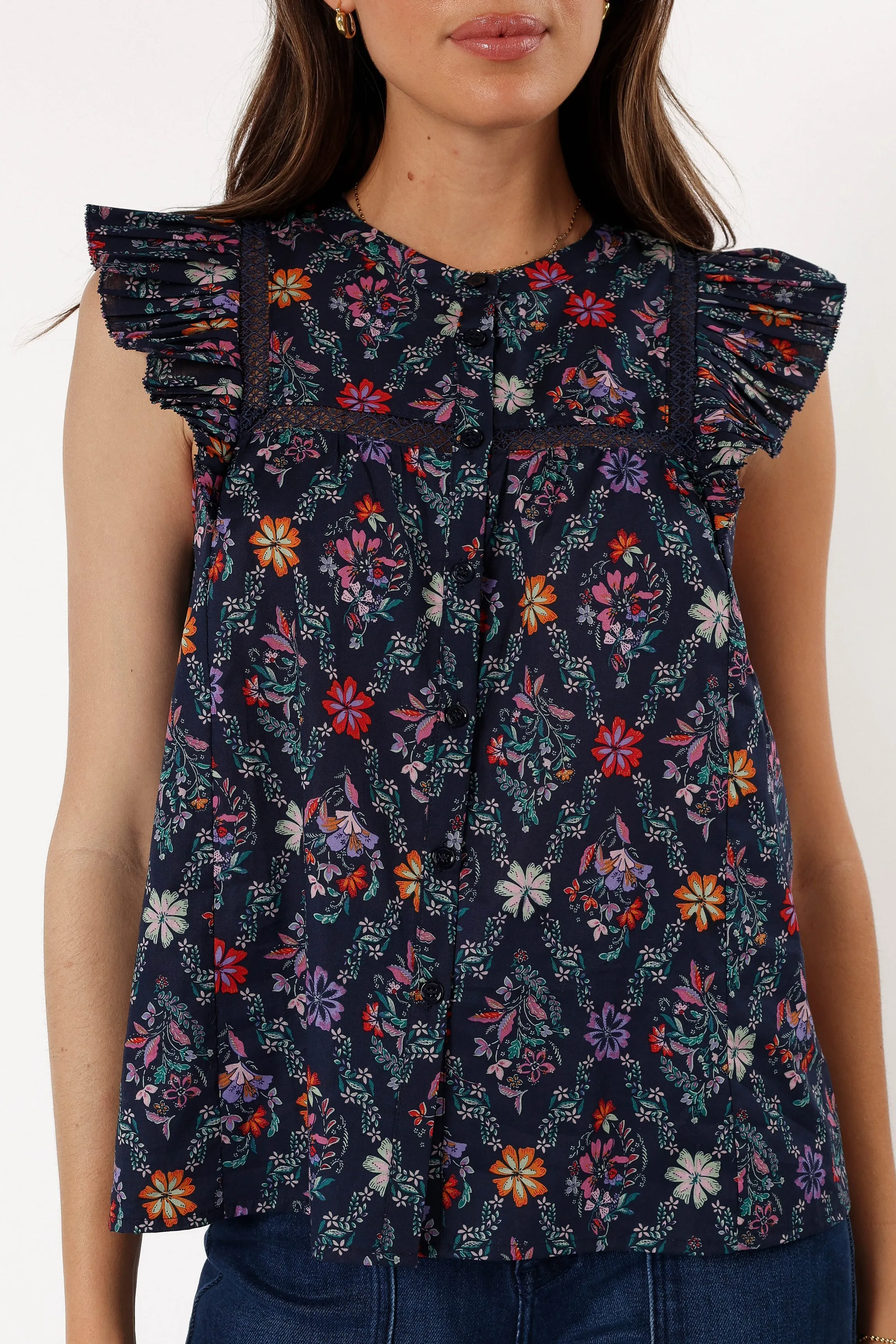 Joelle Top - Navy