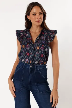 Joelle Top - Navy