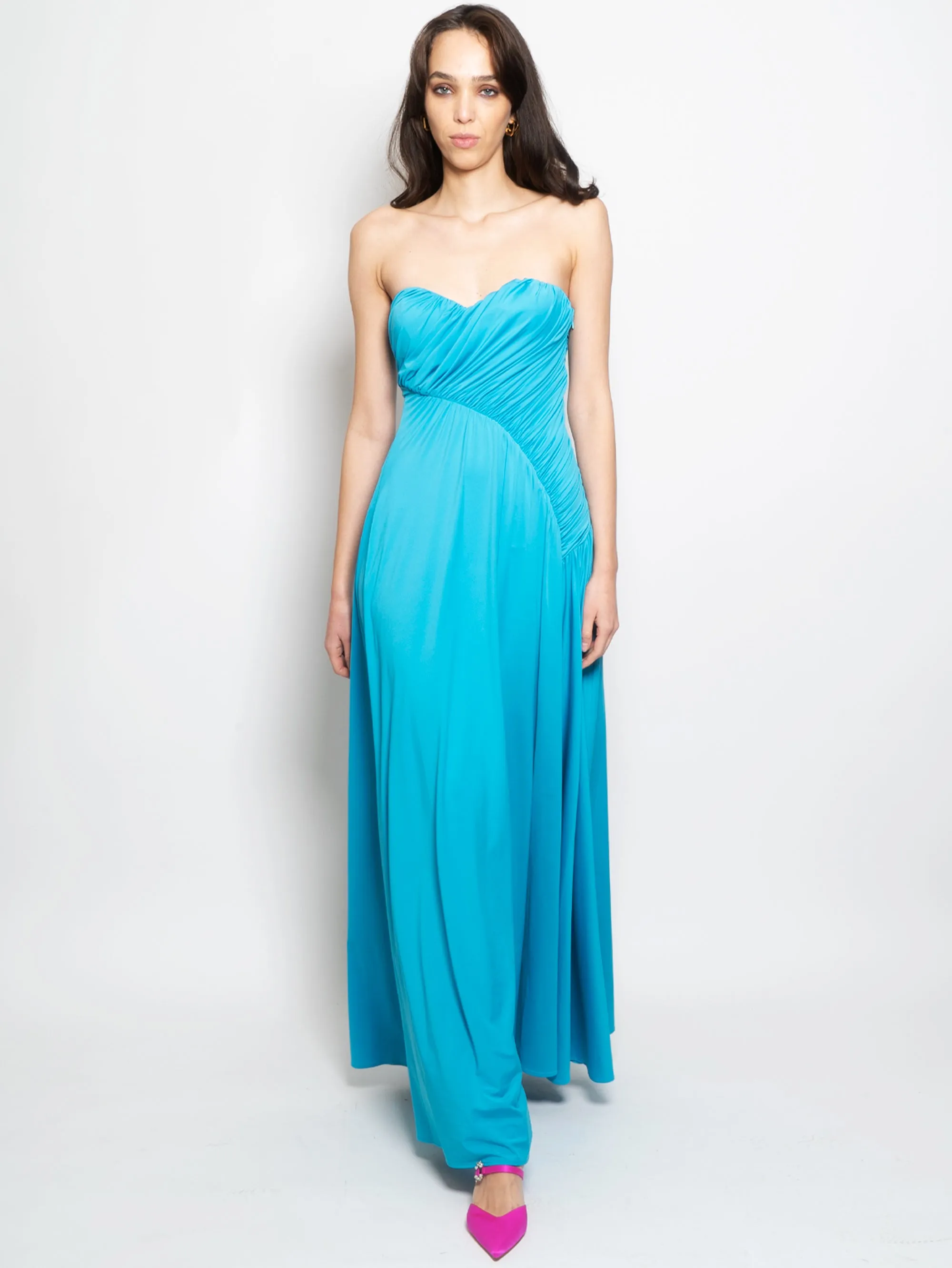 Long Curled Dress Amy Ocean