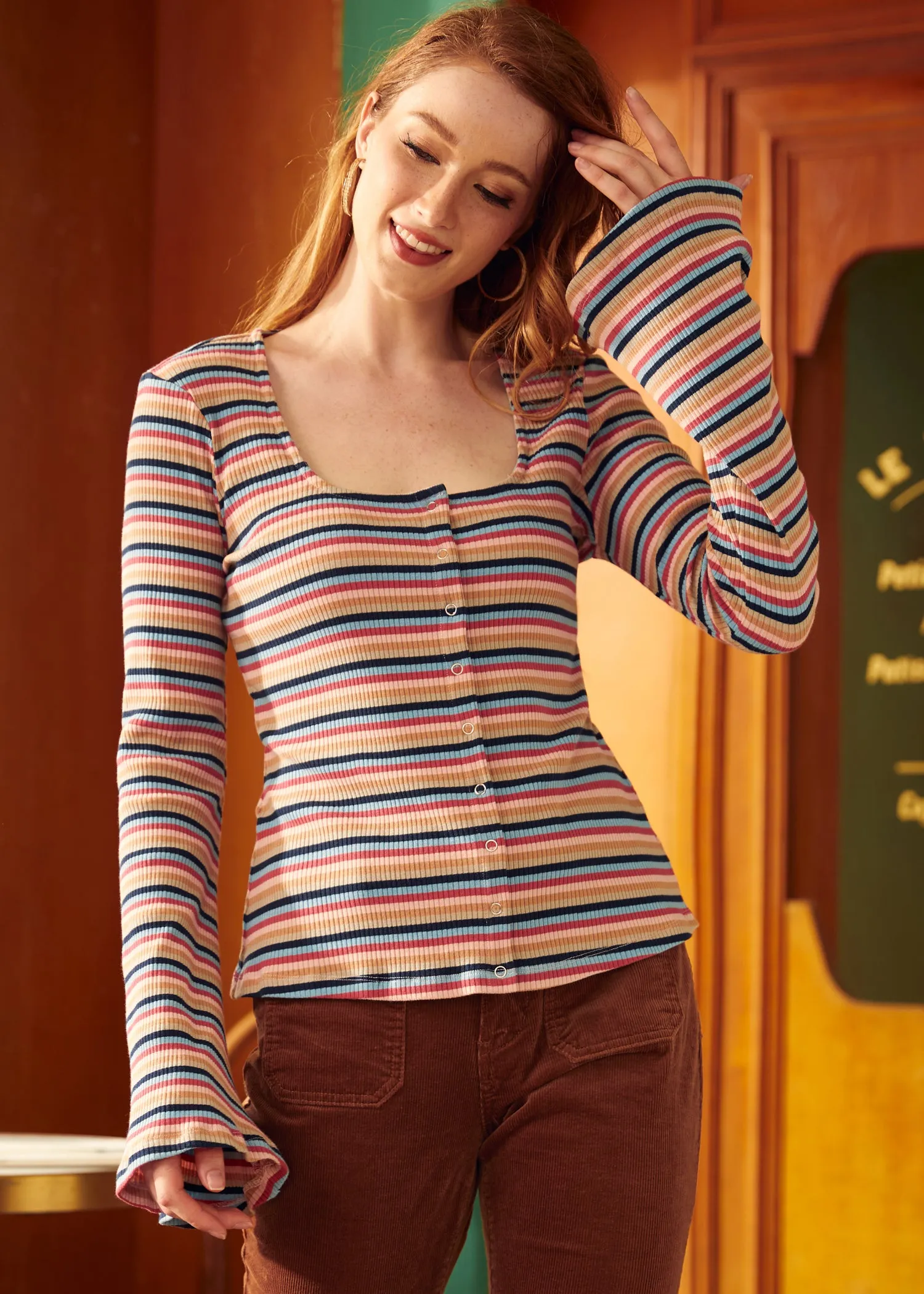 Lost in Love Bell Sleeve Top