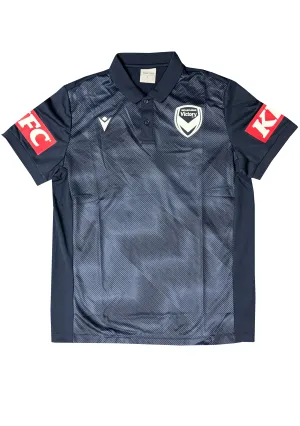 Macron Men's Melbourne Victory Travel Polo <BR> 58567884/58547137