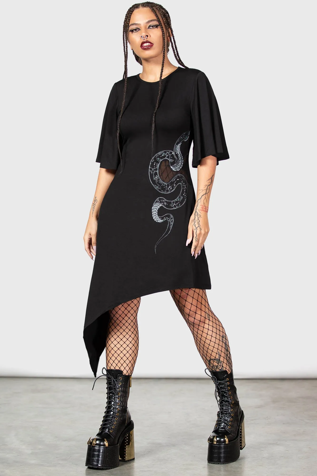Maple Asymmetric Dress