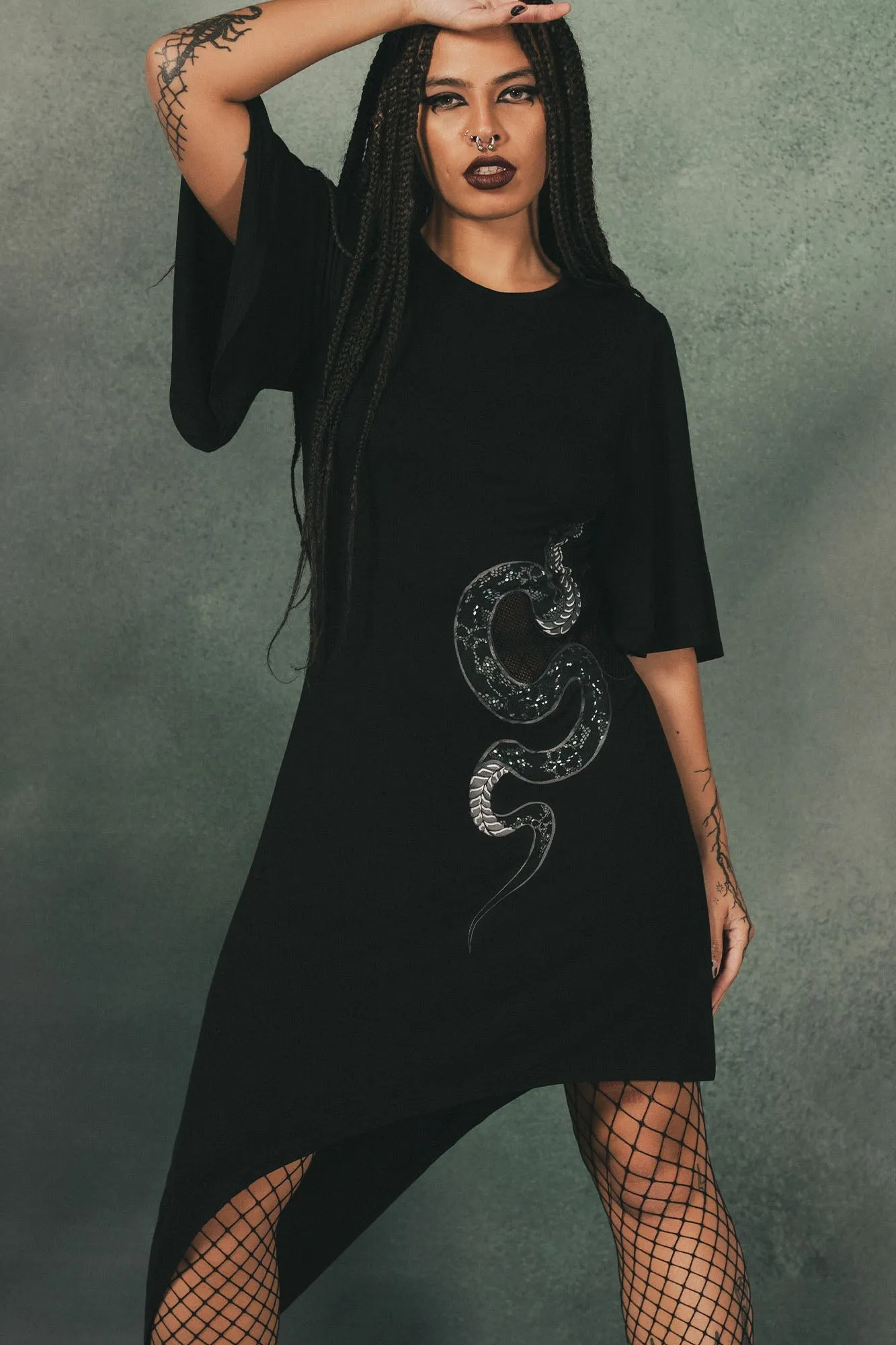 Maple Asymmetric Dress