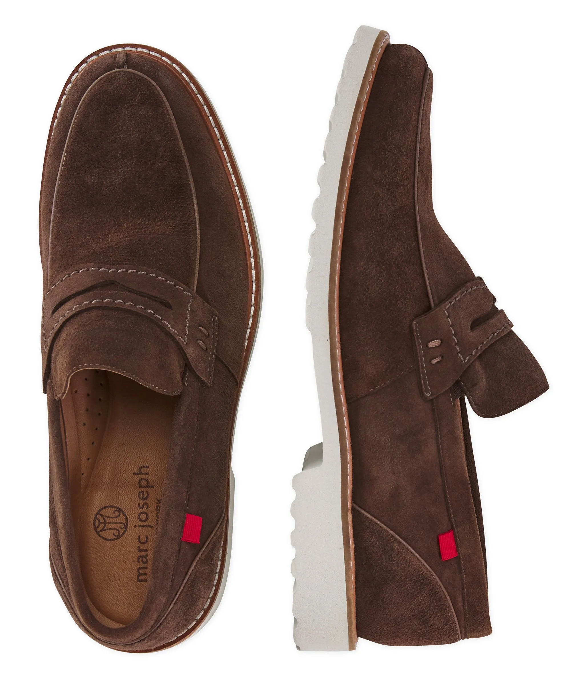Marc Joseph Williamsburg Kid Suede Penny Loafer