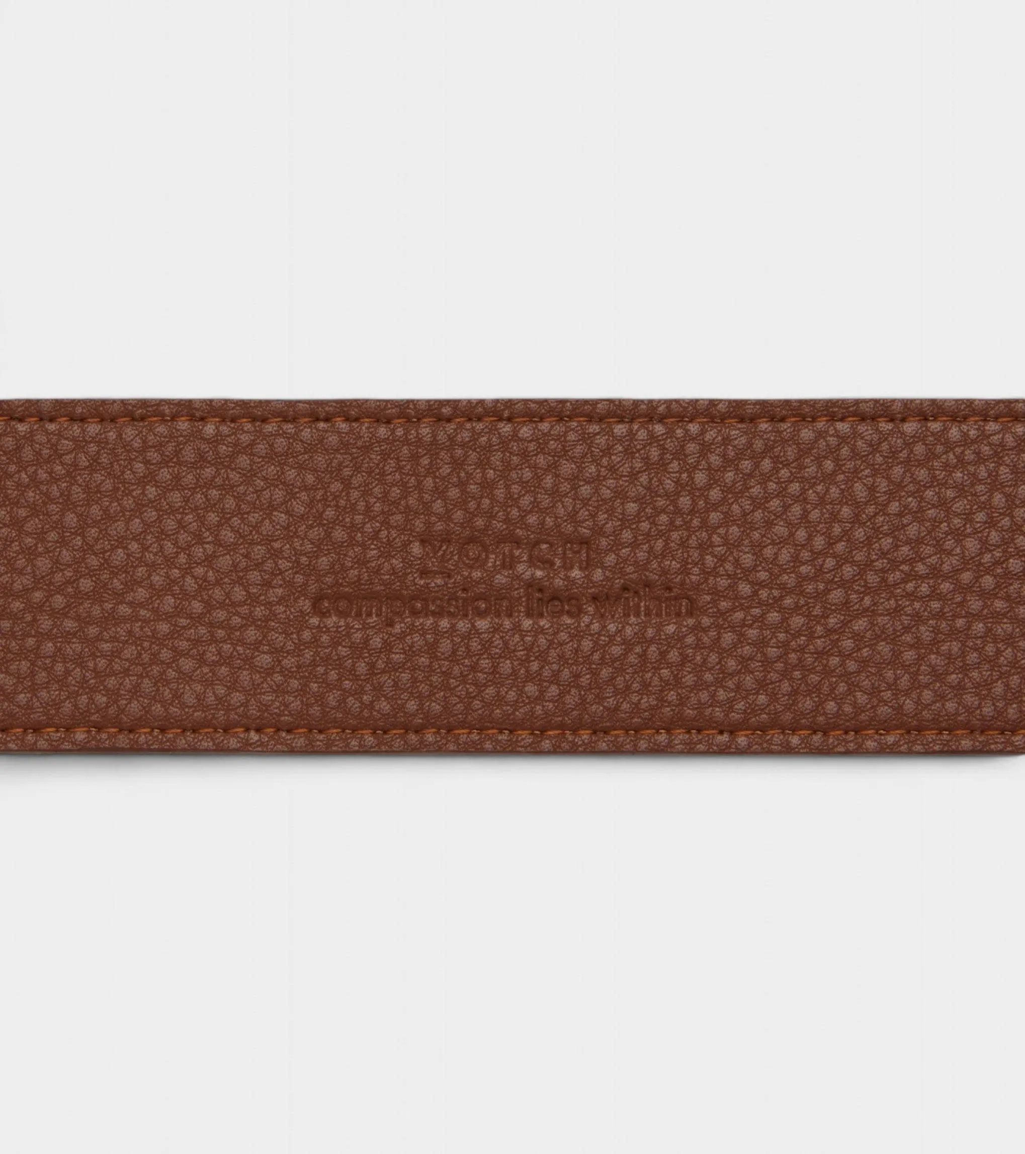 Marley Unisex Vegan Bio-Based Bamboo Classic Belt | Brown