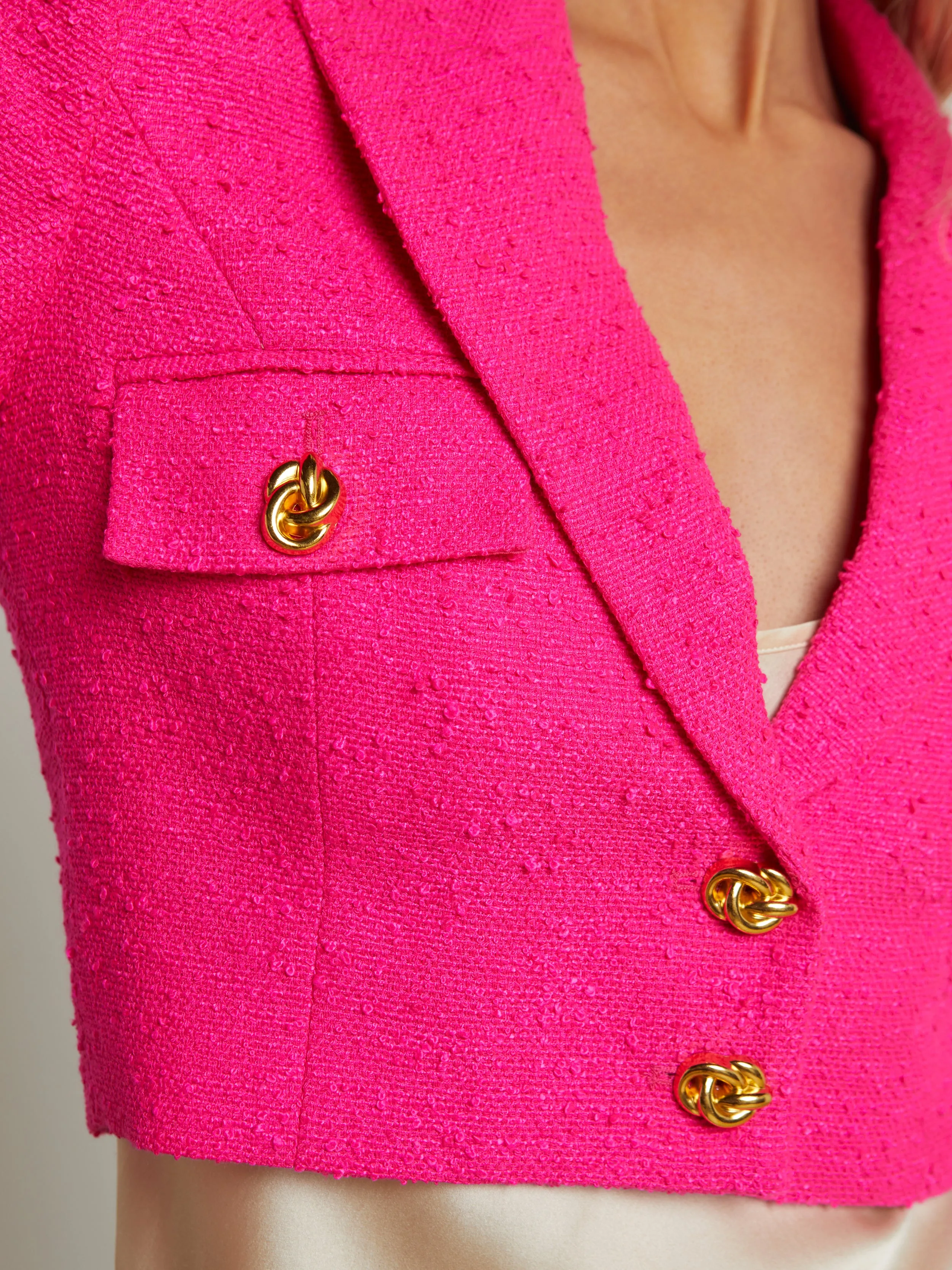 Maura Cropped Tweed Jacket