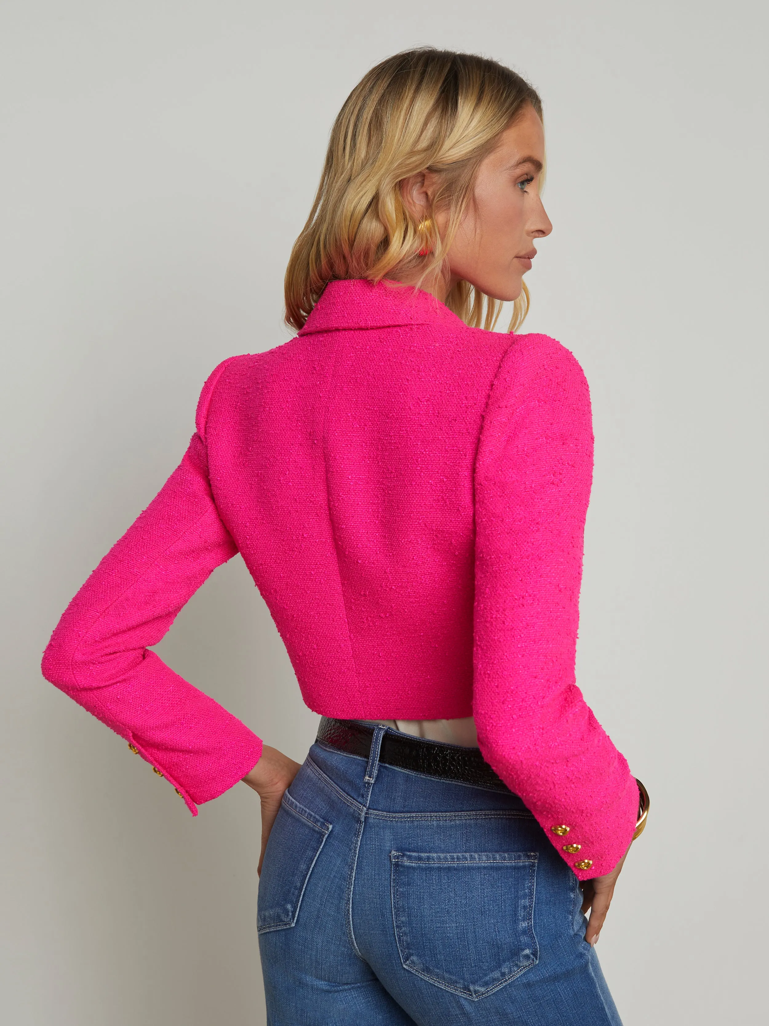 Maura Cropped Tweed Jacket