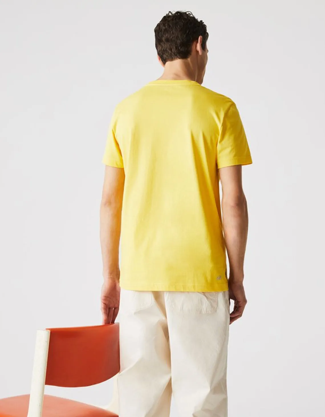 Men's Sport French Open Edition Crocodile Print T-shirt Sunny Yellow