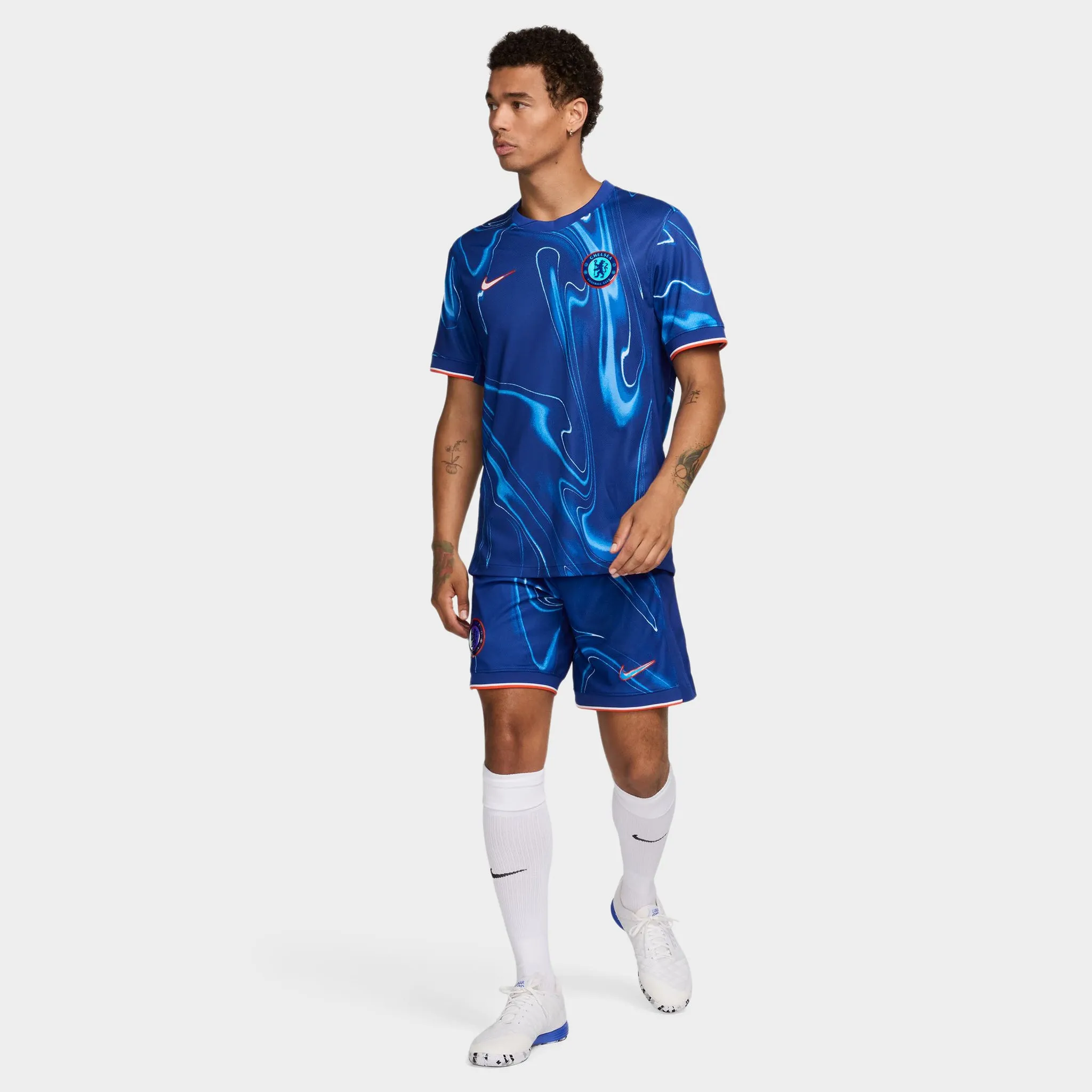 Nike Chelsea F.C. 2024/25 Home Jersey Rush Blue / Team Orange - White