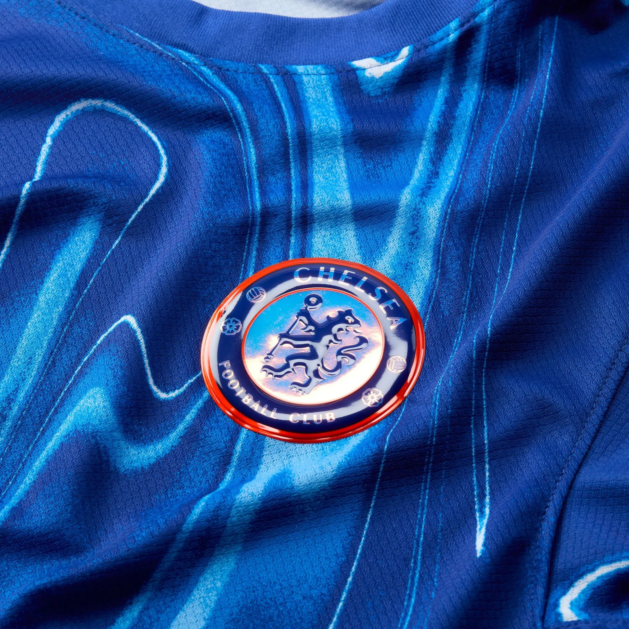 Nike Chelsea F.C. 2024/25 Home Jersey Rush Blue / Team Orange - White