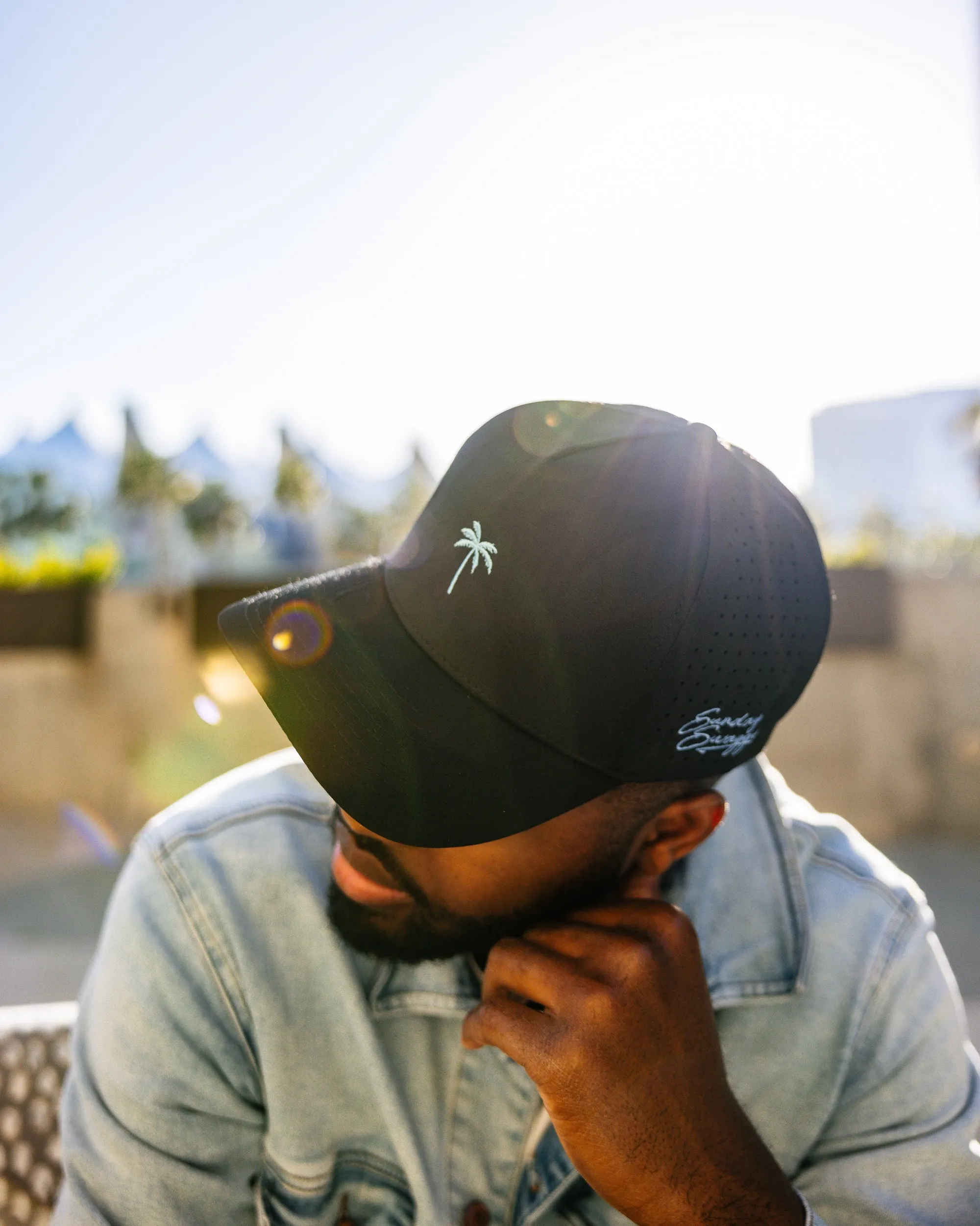 Palm Snapback - Black