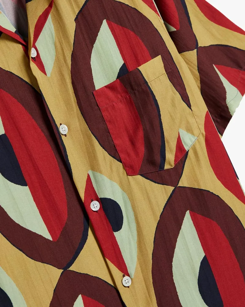 Portuguese Flannel Painting Shirt - Yellow / Red