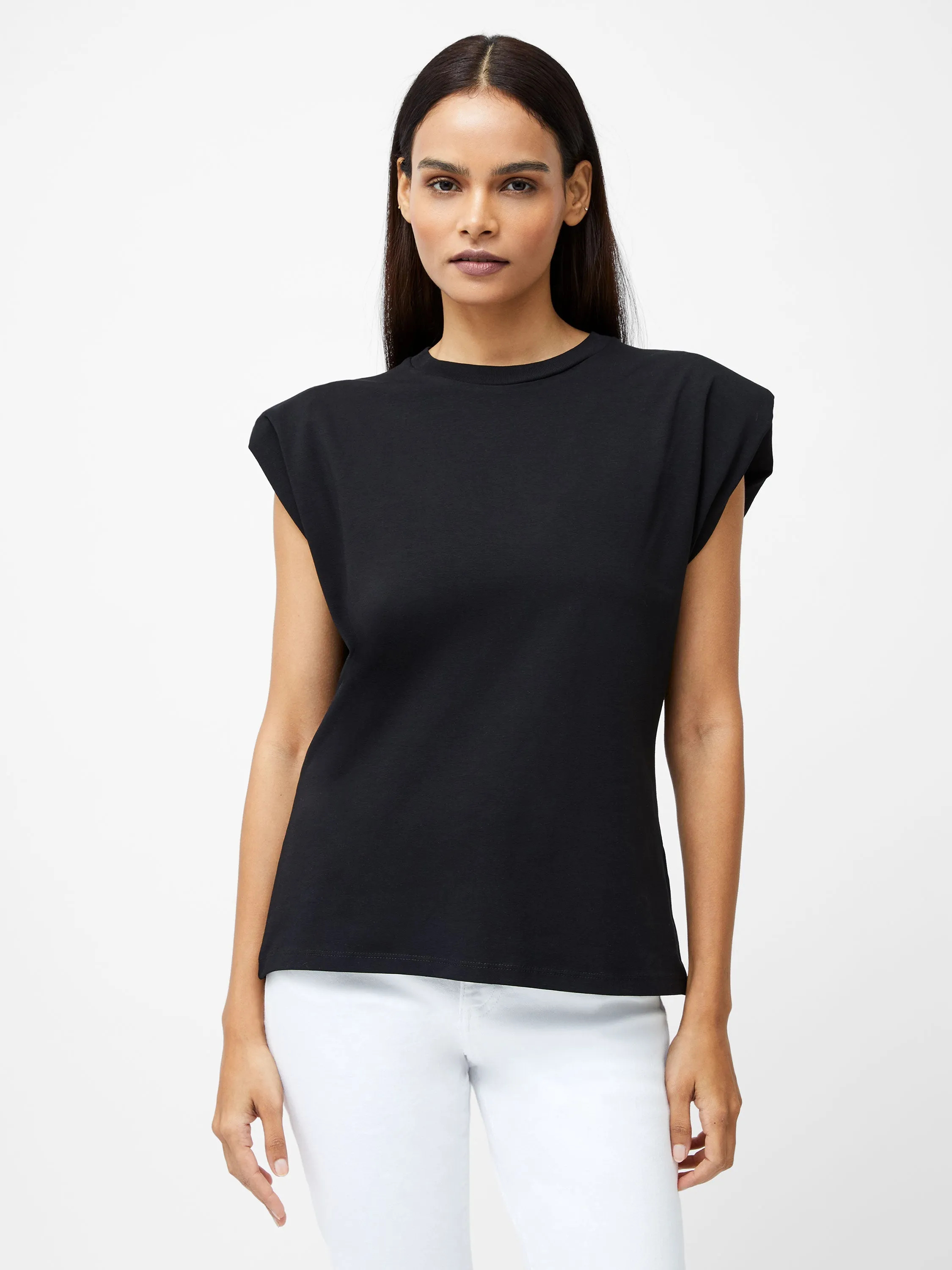 Rallie Shoulder Pad Tank Top