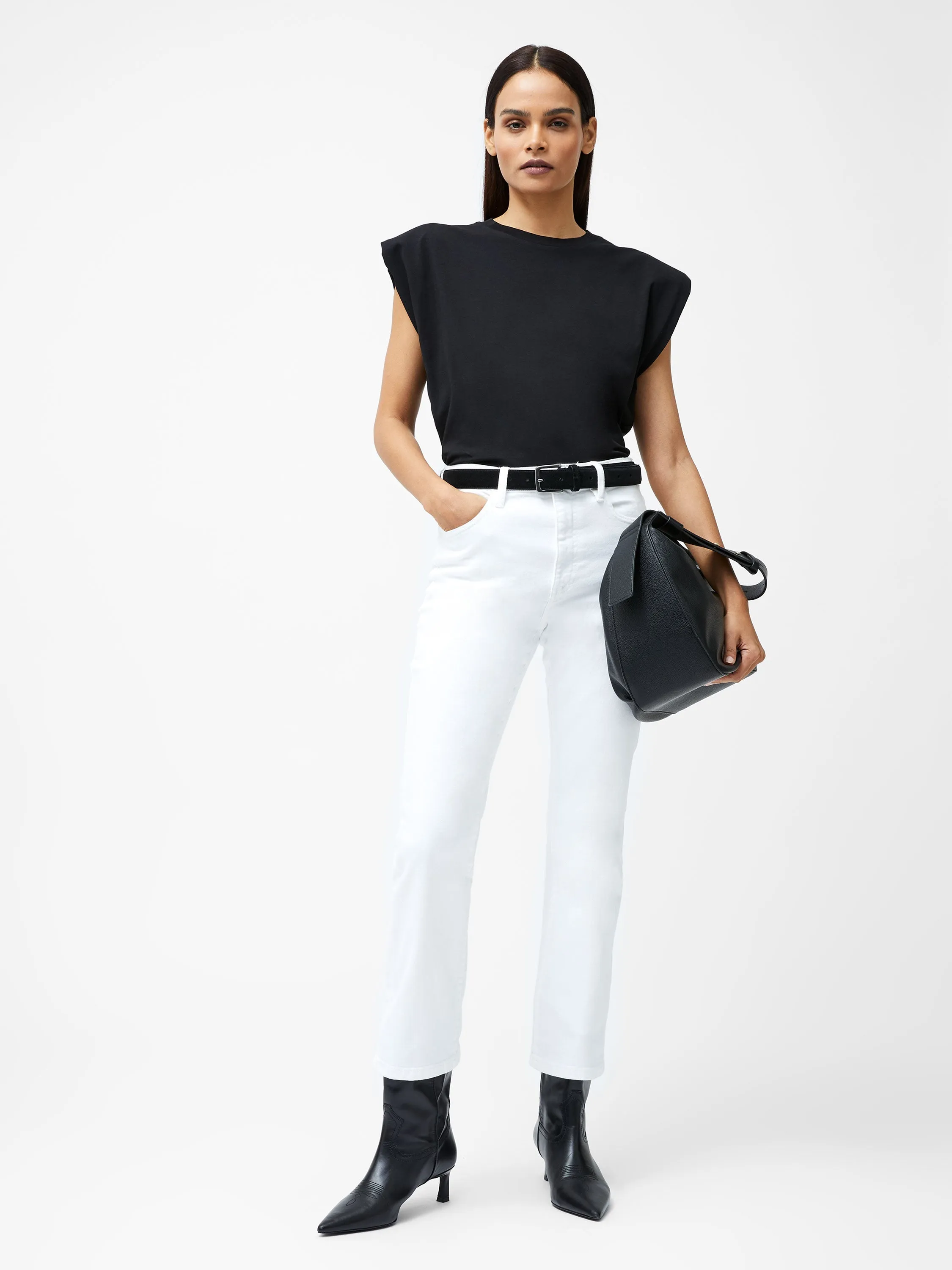 Rallie Shoulder Pad Tank Top