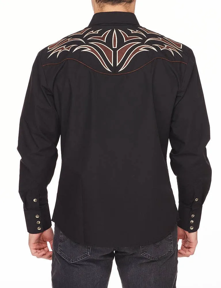 RODEO Men's Western Embroidery Cowboy Outfit Shirts PS500-534
