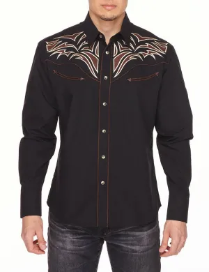 RODEO Men's Western Embroidery Cowboy Outfit Shirts PS500-534