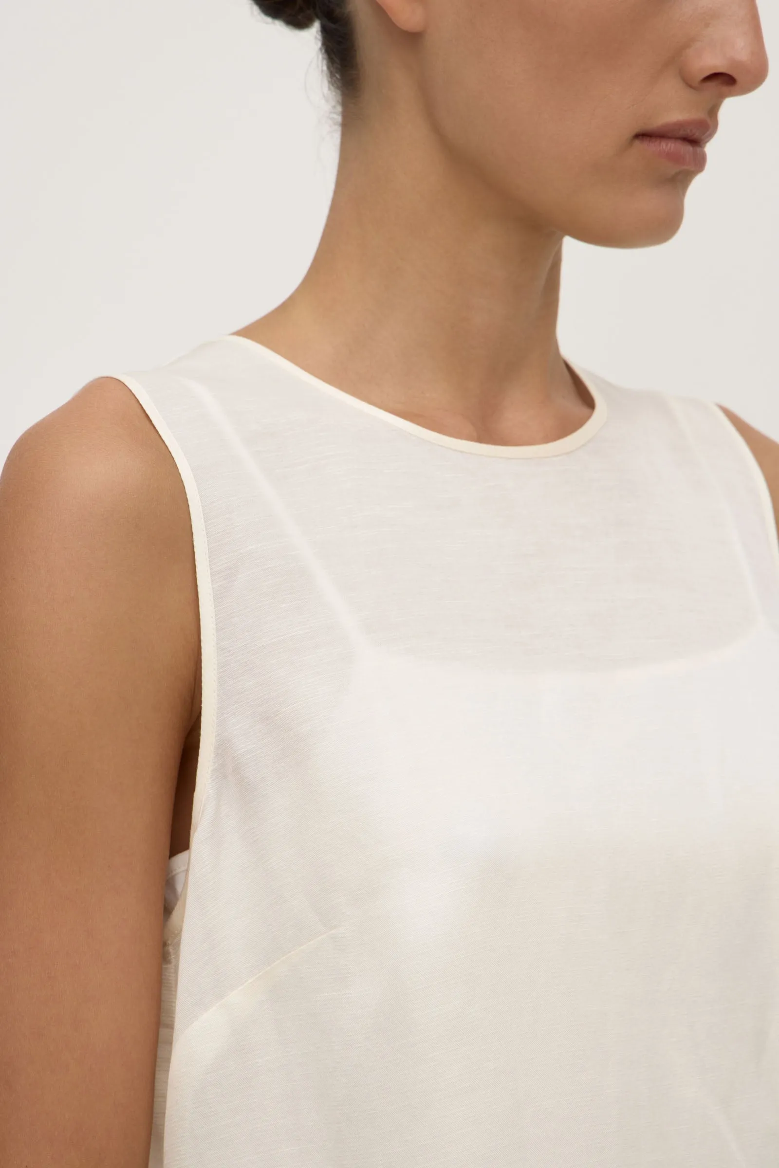 Sabrina Silk Blend Midi Dress